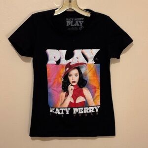 Katy Perry Play Las Vegas Black T-Shirt